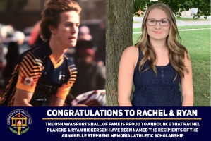 Plancke and Nickerson named the Annabelle Stephens Memorial Athletic Scholarship Recipients